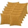 Pagalvėlės užvalkalas 12 pcs HEERLEN Geltona 45 x 45 cm