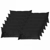Pagalvėlės užvalkalas 12 pcs HEERLEN Juoda 40 x 80 cm Flanelė