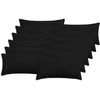 Pagalvėlės užvalkalas 12 pcs HEERLEN Juoda 40 x 80 cm Bouclé