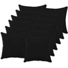 Pagalvėlės užvalkalas 12 pcs HEERLEN Juoda 40 x 40 cm Bouclé
