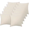 Pagalvėlės užvalkalas 12 pcs HEERLEN Kreminė 50 x 50 cm Bouclé
