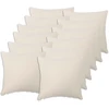 Pagalvėlės užvalkalas 12 pcs HEERLEN Kreminė 45 x 45 cm Bouclé