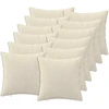 Pagalvėlės užvalkalas 12 pcs HEERLEN Kreminė 45 x 45 cm
