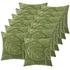 Pagalvėlės užvalkalas 12 pcs HEERLEN Lapų dizainas 40 x 40 cm