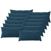 Pagalvėlės užvalkalas 12 pcs HEERLEN Mėlyna 40 x 80 cm Aksomas