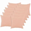 Pagalvėlės užvalkalas 12 pcs HEERLEN Rožinė 45 x 45 cm Bouclé