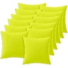 Pagalvėlės užvalkalas 12 pcs HEERLEN Ryškiai žalia 45 x 45 cm