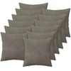 Pagalvėlės užvalkalas 12 pcs HEERLEN Šviesiai pilka 40 x 40 cm