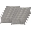Pagalvėlės užvalkalas 12 pcs HEERLEN Šviesiai pilka 40 x 80 cm