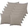 Pagalvėlės užvalkalas 12 pcs HEERLEN Šviesiai pilka 50 x 50 cm