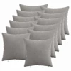 Pagalvėlės užvalkalas 12 pcs HEERLEN Šviesiai pilka 45 x 45 cm