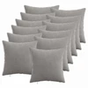 Pagalvėlės užvalkalas 12 pcs HEERLEN Šviesiai pilka 40 x 40 cm