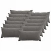 Pagalvėlės užvalkalas 12 pcs HEERLEN Tamsiai pilka 40 x 80 cm