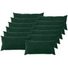 Pagalvėlės užvalkalas 12 pcs HEERLEN Tamsiai žalia 40 x 80 cm