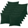 Pagalvėlės užvalkalas 12 pcs HEERLEN Tamsiai žalia 50 x 50 cm