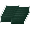 Pagalvėlės užvalkalas 12 pcs HEERLEN Tamsiai žalia 40 x 80 cm