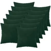 Pagalvėlės užvalkalas 12 pcs HEERLEN Tamsiai žalia 50 x 50 cm