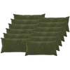 Pagalvėlės užvalkalas 12 pcs HEERLEN Žalia 40 x 80 cm