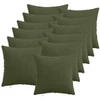 Pagalvėlės užvalkalas 12 pcs HEERLEN Žalia 45 x 45 cm mančester
