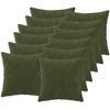 Pagalvėlės užvalkalas 12 pcs HEERLEN Žalia 45 x 45 cm