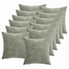 Pagalvėlės užvalkalas 12 pcs HEERLEN Žalia 40 x 40 cm