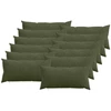 Pagalvėlės užvalkalas 12 pcs HEERLEN Žalia 40 x 80 cm mančester