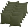 Pagalvėlės užvalkalas 12 pcs HEERLEN Žalia 45 x 45 cm mančester