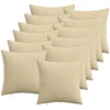Pagalvėlės užvalkalas 12 pcs HEERLEN Žalias pilkas 50 x 50 cm