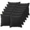 Pagalvėlės užvalkalas 12 pcs HOUTEN Juoda 45 x 45 cm Aksomas