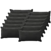 Pagalvėlės užvalkalas 12 pcs HOUTEN Juoda 40 x 80 cm Aksomas