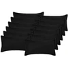 Pagalvėlės užvalkalas 12 vnt. HOUTEN Juoda 40 x 80 cm Bouclé