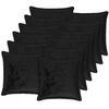 Pagalvėlės užvalkalas 12 pcs HOUTEN Juoda 45 x 45 cm Flanelė