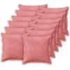 Pagalvėlės užvalkalas 12 pcs HOUTEN Rožinė 40 x 40 cm Aksomas