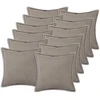 Pagalvėlės užvalkalas 12 pcs HOUTEN Šviesiai pilka 50 x 50 cm