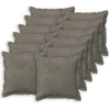 Pagalvėlės užvalkalas 12 pcs HOUTEN Šviesiai pilka 50 x 50 cm