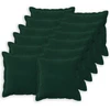 Pagalvėlės užvalkalas 12 pcs HOUTEN Tamsiai žalia 50 x 50 cm
