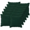Pagalvėlės užvalkalas 12 pcs HOUTEN Tamsiai žalia 50 x 50 cm