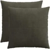 Pagalvėlės užvalkalas 2 pcs ALMELO Antracito 70 x 70 cm