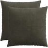 Pagalvėlės užvalkalas 2 pcs ALMELO Antracito 60 x 60 cm