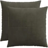 Pagalvėlės užvalkalas 2 pcs ALMELO Antracito 70 x 70 cm