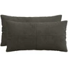 Pagalvėlės užvalkalas 2 pcs ALMELO Antracito 40 x 80 cm