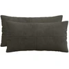 Pagalvėlės užvalkalas 2 pcs ALMELO Antracito 40 x 80 cm