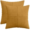 Pagalvėlės užvalkalas 2 pcs ALMELO Geltona 40 x 40 cm mančester