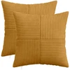 Pagalvėlės užvalkalas 2 pcs ALMELO Geltona 45 x 45 cm mančester