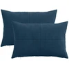Pagalvėlės užvalkalas 2 pcs ALMELO Jūrinė mėlyna 50 x 80 cm