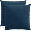 Pagalvėlės užvalkalas 2 pcs ALMELO Jūrinė mėlyna 55 x 55 cm