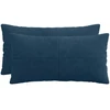 Pagalvėlės užvalkalas 2 pcs ALMELO Jūrinė mėlyna 40 x 70 cm