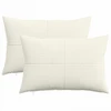 Pagalvėlės užvalkalas 2 pcs ALMELO Kreminė 50 x 80 cm mančester