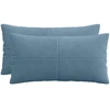 Pagalvėlės užvalkalas 2 pcs ALMELO Mėlyna 40 x 80 cm mančester