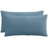 Pagalvėlės užvalkalas 2 pcs ALMELO Mėlyna 40 x 80 cm mančester